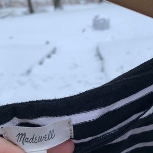 Madewell Cropped Striped Tee